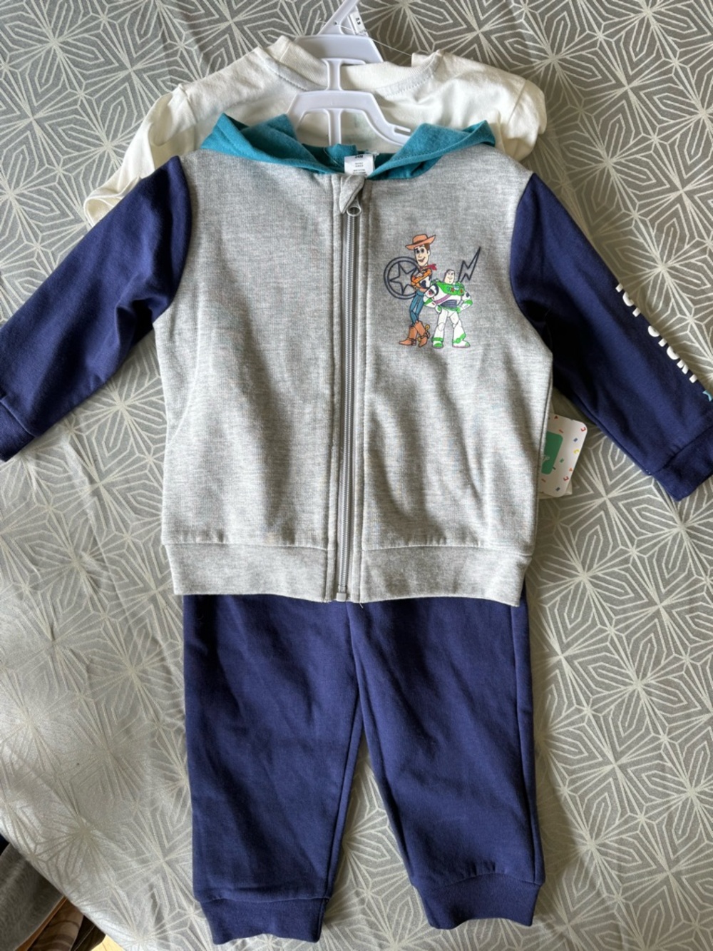 Toy Story 2-Piece Hoodie & Joggers Set - Grey & Navy